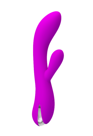 Podgrzewany wibrator ze stymulatorem łechtaczki