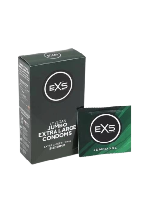 Lateksowe prezerwatywy XXL, 12 sztuk, szerokość 69 mm
