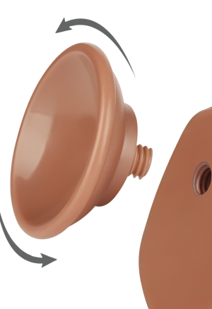 Realistyczne dildo z technologią podwójnej gęstości z przesuwną skórką - 19,5 cm