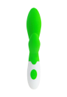 Neonowozielony wibrator z króliczkiem