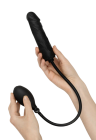 Pompowane dildo z silikonu medycznego