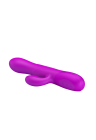 Pompowany wibrator ze stymulatorem łechtaczki Pompowany wibrator ze stymulatorem łechtaczki