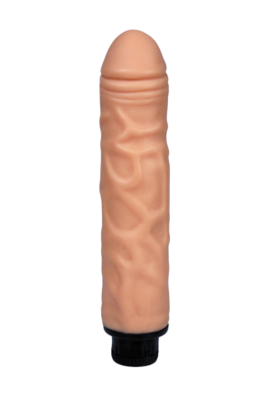 Naturalny wibrator na baterie z ręcznie robioną fakturą