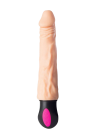 Podgrzewany wibrator z kręgosłupem - 25 cm, USB