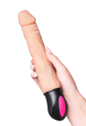 Podgrzewany wibrator z kręgosłupem - 25 cm, USB