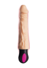 Podgrzewany wibrator z kręgosłupem - 25 cm, USB