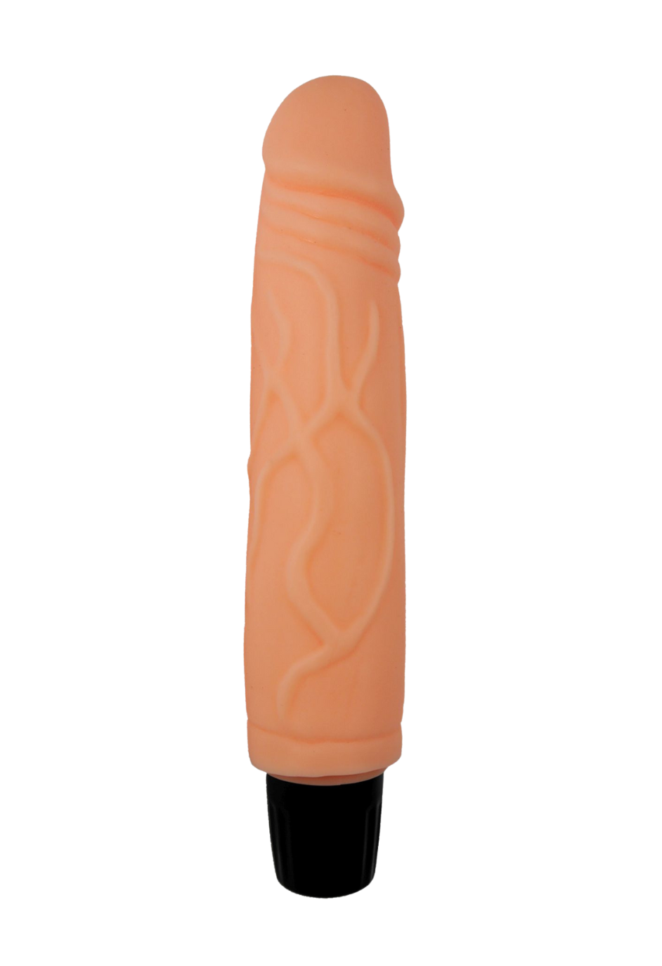 Klasyczny, cielisty wibrator z cyberskóry - 21 cm Klasyczny, cielisty wibrator z cyberskóry - 21 cm