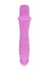 Klasyczny wibrator z realistyczną fakturą - 25 cm, różowy