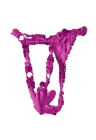 Stymulator motylek do bielizny, sterowany aplikacją, fioletowy