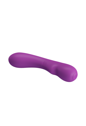 Ultra miękki, klasyczny wibrator dla początkujących, purpurowy