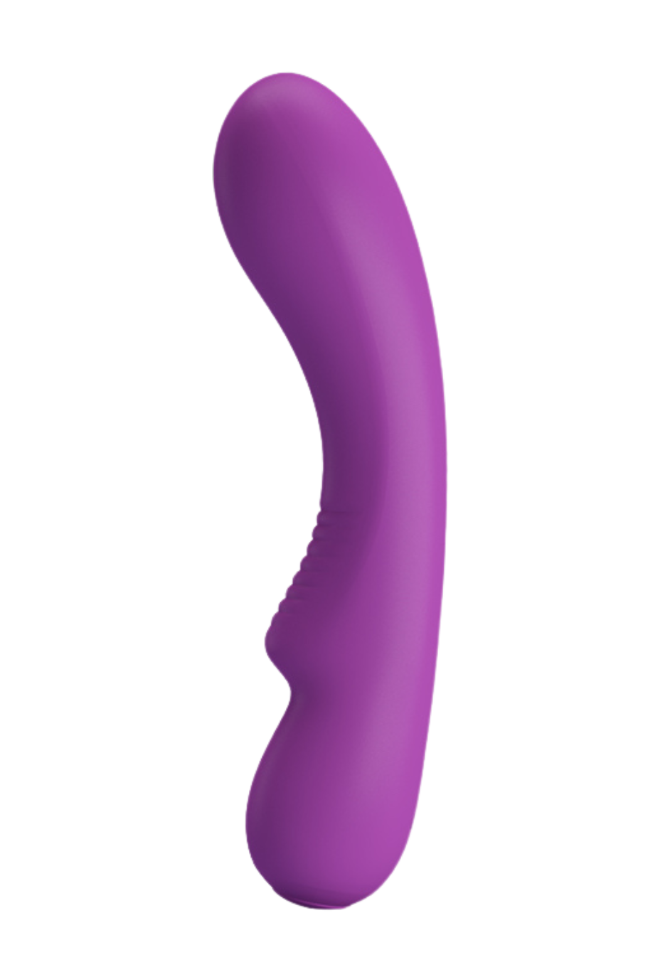 Ultra miękki, klasyczny wibrator dla początkujących, purpurowy