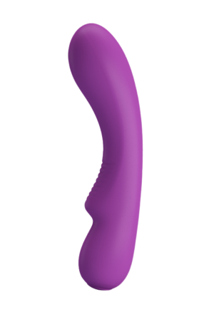 Ultra miękki, klasyczny wibrator dla początkujących, purpurowy