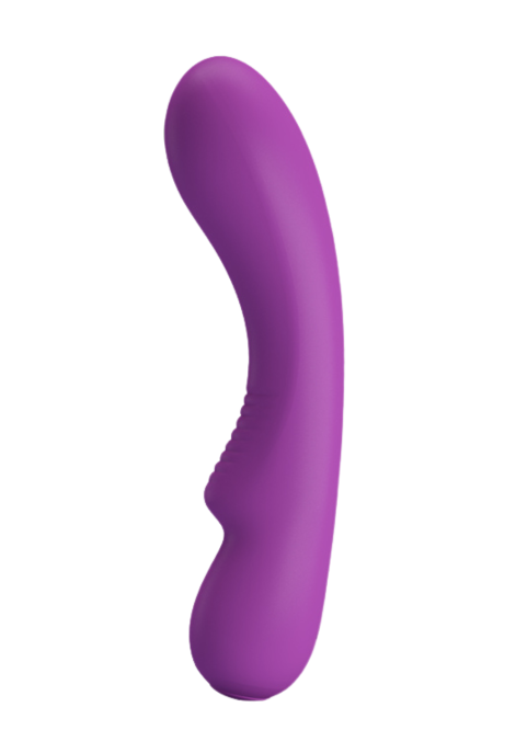 Ultra miękki, klasyczny wibrator dla początkujących, purpurowy