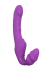 Stymulator uniwersalny, podwójny wibrator - purpurowy