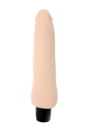 Bardzo realistyczny wibrator z płynną regulacją, cyberskóra - 19,5 cm