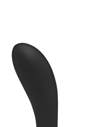 Silikonowy wibrator ze złotą lampką led w podstawie