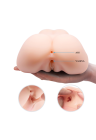 Realistyczny masturbator z dwiema strefami przyjemności i wibracjami