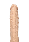 Długi i masywny realistyczny wibrator z cyberskóry, 25,5 cm