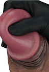 Dwuwarstwowe, realistyczne dildo z platynowego silikonu - 28 cm