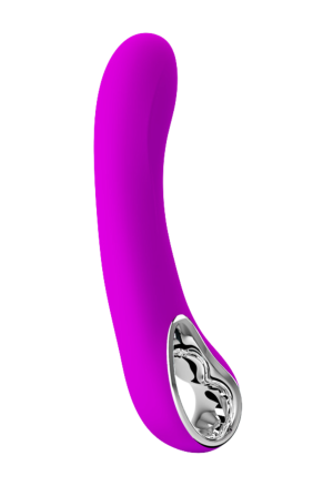 Klasyczny silikonowy wibrator z wygodnym uchwytem, USB