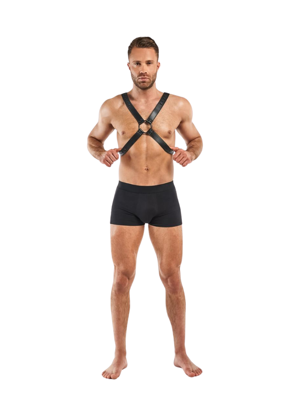 Regulowany harness z eko-skóry Regulowany harness z eko-skóry
