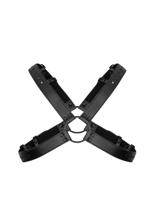 Regulowany harness z eko-skóry