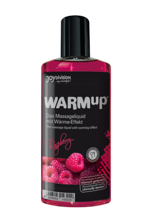 Rozgrzewający olejek do masażu o smaku malinowym, 150 ml
