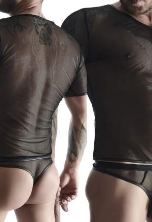 Męski T-Shirt z siateczki