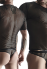 Męski T-Shirt z siateczki