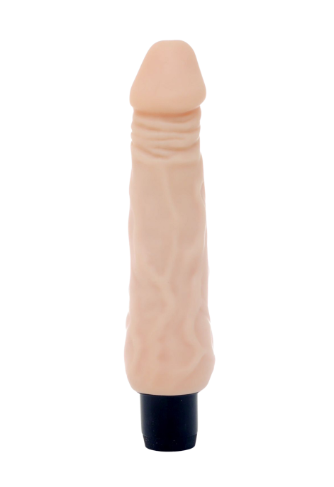 Realistyczny wibrator z cyberskóry, 20 cm