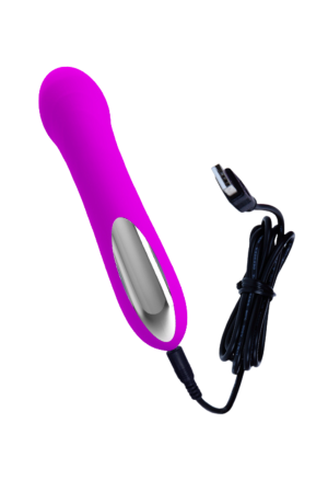 Mocny, silikonowy wibrator ładowany USB