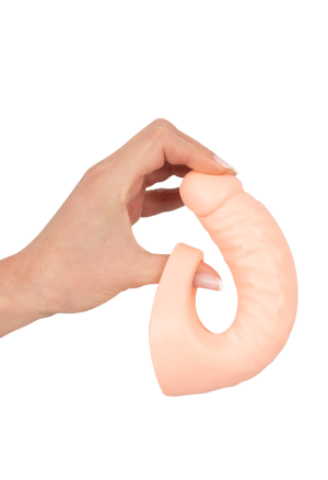 Pierścień na penisa z naturalnym dildo