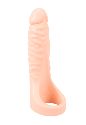 Pierścień na penisa z naturalnym dildo