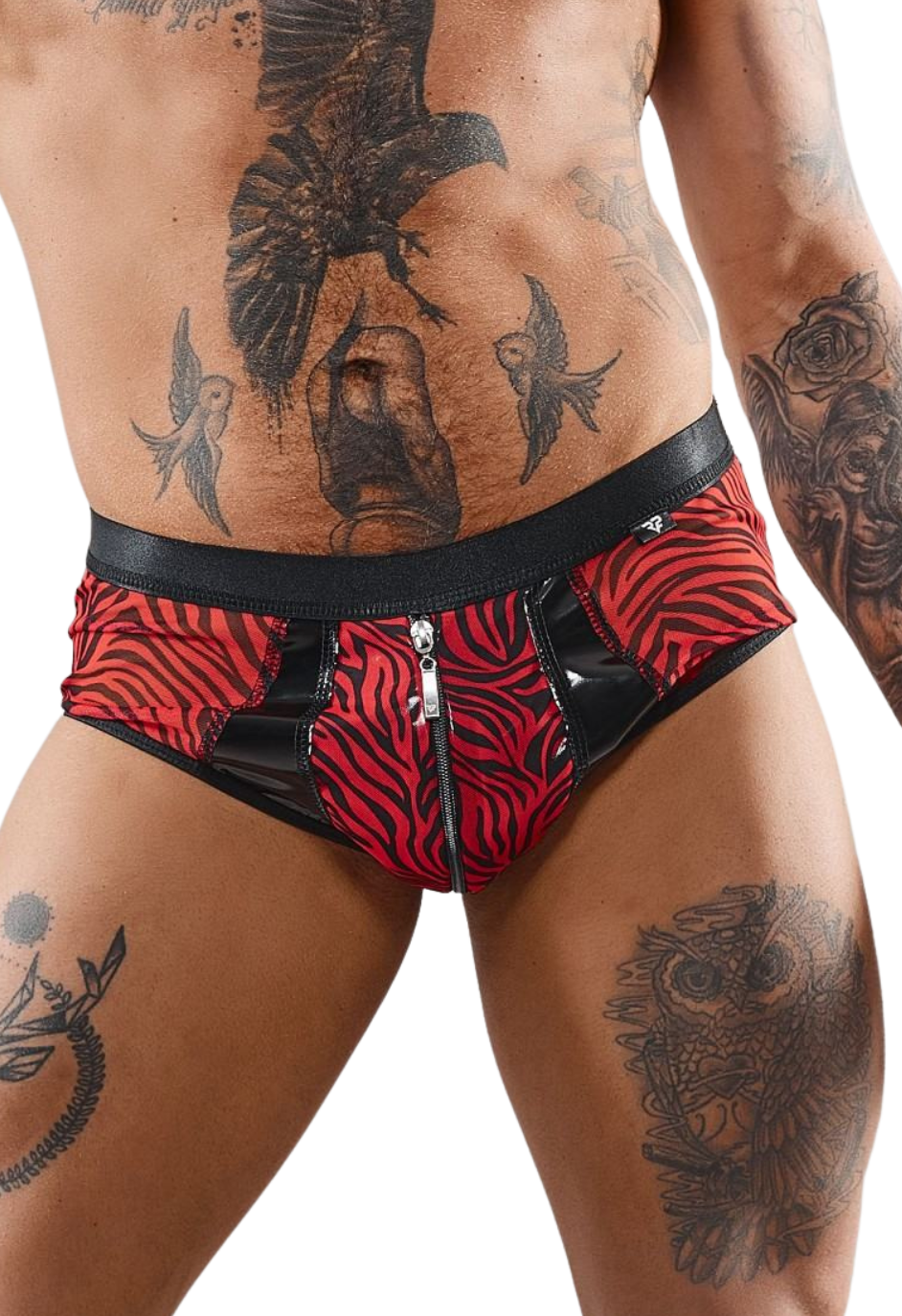 Szorty męskie z dwukierunkowym zamkiem