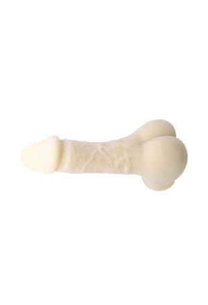 Masturbator, cieliste dildo i przedłużająca nakładka
