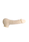 Masturbator, cieliste dildo i przedłużająca nakładka Masturbator, cieliste dildo i przedłużająca nakładka