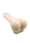 Masturbator, cieliste dildo i przedłużająca nakładka Masturbator, cieliste dildo i przedłużająca nakładka