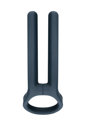 Wibrujący pierścień erekcyjny z dwoma ramionami na jądra