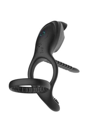 Wibrujący pierścień na penisa dla par