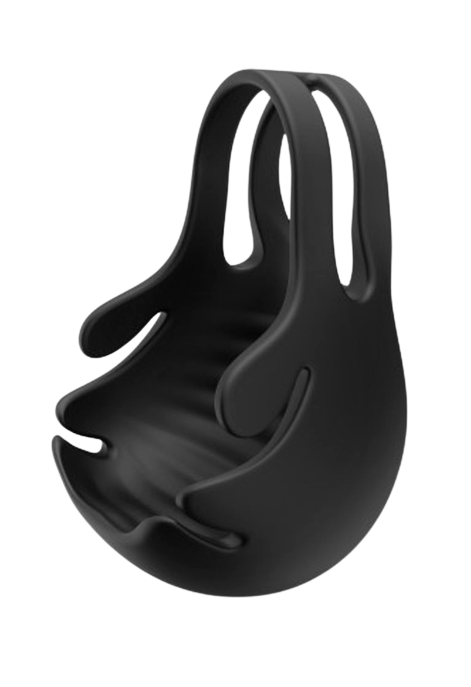 Poprawiający erekcję, wibrujący stymulator jąder i penisa