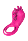 Różowy pierścień falliczny z masażerem łechtaczki Różowy pierścień falliczny z masażerem łechtaczki