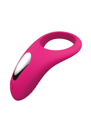 Silikonowy, wibrujący pierścień erekcyjny ładowany USB