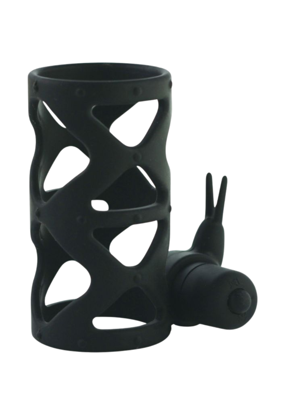 Rękaw na penisa z wibracjami i stymulatorem łechtaczki Rękaw na penisa z wibracjami i stymulatorem łechtaczki