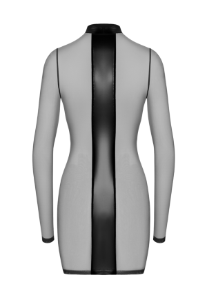 Zmysłowa sukienka z miękkiego tiulu z krzyżującymi się panelami powerwetlook