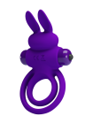 Wibrujący ring na penisa ze stymulującym króliczkiem Wibrujący ring na penisa ze stymulującym króliczkiem