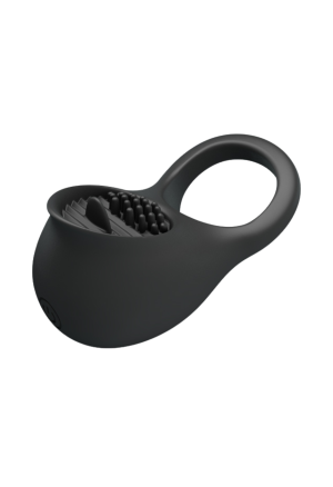 Ekskluzywny ring erekcyjny z języczkiem do stymulacji łechtaczki