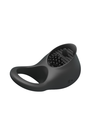 Ekskluzywny ring erekcyjny z języczkiem do stymulacji łechtaczki