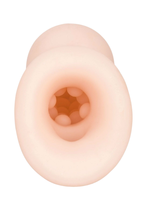 Nakładka na penisa z otworem na jądra, przedłuża o 5 cm.