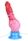 Nadmuchiwane dildo z funkcją ejakulacji i fantazyjnym wyglądem
