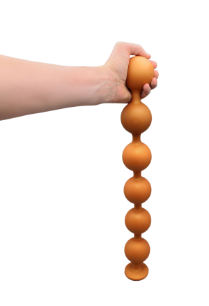 6 dużych silikonowych kulek analnych dla zaawansowanych użytkowników